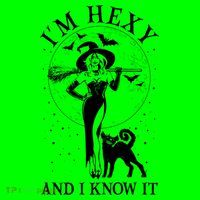 Funny Halloween I'm Hexy And I Know It Sexy Witch Coaster thumb 2
