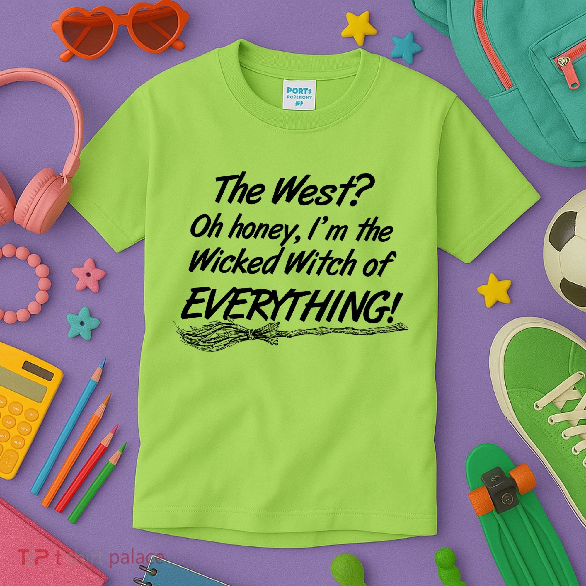 Funny Halloween I'm The Wicked Witch Of Everything Kids T-Shirt