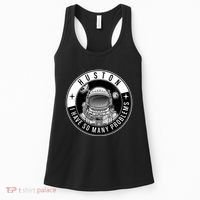 Funny Huston I Have So Many Problems Astronaut Emblem Women's Tank Top thumb 0