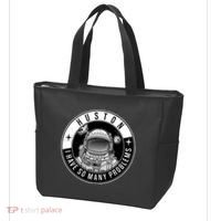 Funny Huston I Have So Many Problems Astronaut Emblem Tote Bag thumb 3