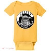 Funny Huston I Have So Many Problems Astronaut Emblem Baby Bodysuit thumb 0