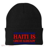 Funny Haiti Is Great Already Beanie thumb 0