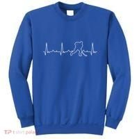 Funny Heartbeat Ice Hockey Player Puck Funny Gift Sweatshirt thumb 0