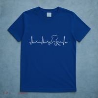 Funny Heartbeat Ice Hockey Player Puck Funny Gift T-Shirt thumb 5