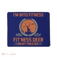 Funny Hunting IM Into Fitness Deer Freezer Hunter Dad Mousepad thumb 0