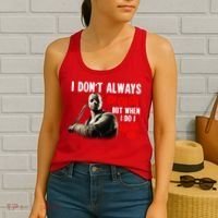 Funny Halloween I Don't Always Ch Ch Ch But When I Do I Ah Ah Ah Women's Tank Top thumb 2