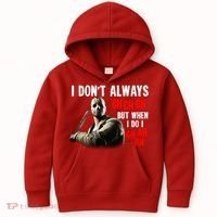 Funny Halloween I Don't Always Ch Ch Ch But When I Do I Ah Ah Ah Kids Hoodie thumb 0