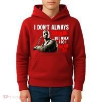 Funny Halloween I Don't Always Ch Ch Ch But When I Do I Ah Ah Ah Kids Hoodie thumb 4