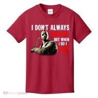 Funny Halloween I Don't Always Ch Ch Ch But When I Do I Ah Ah Ah Kids T-Shirt thumb 0