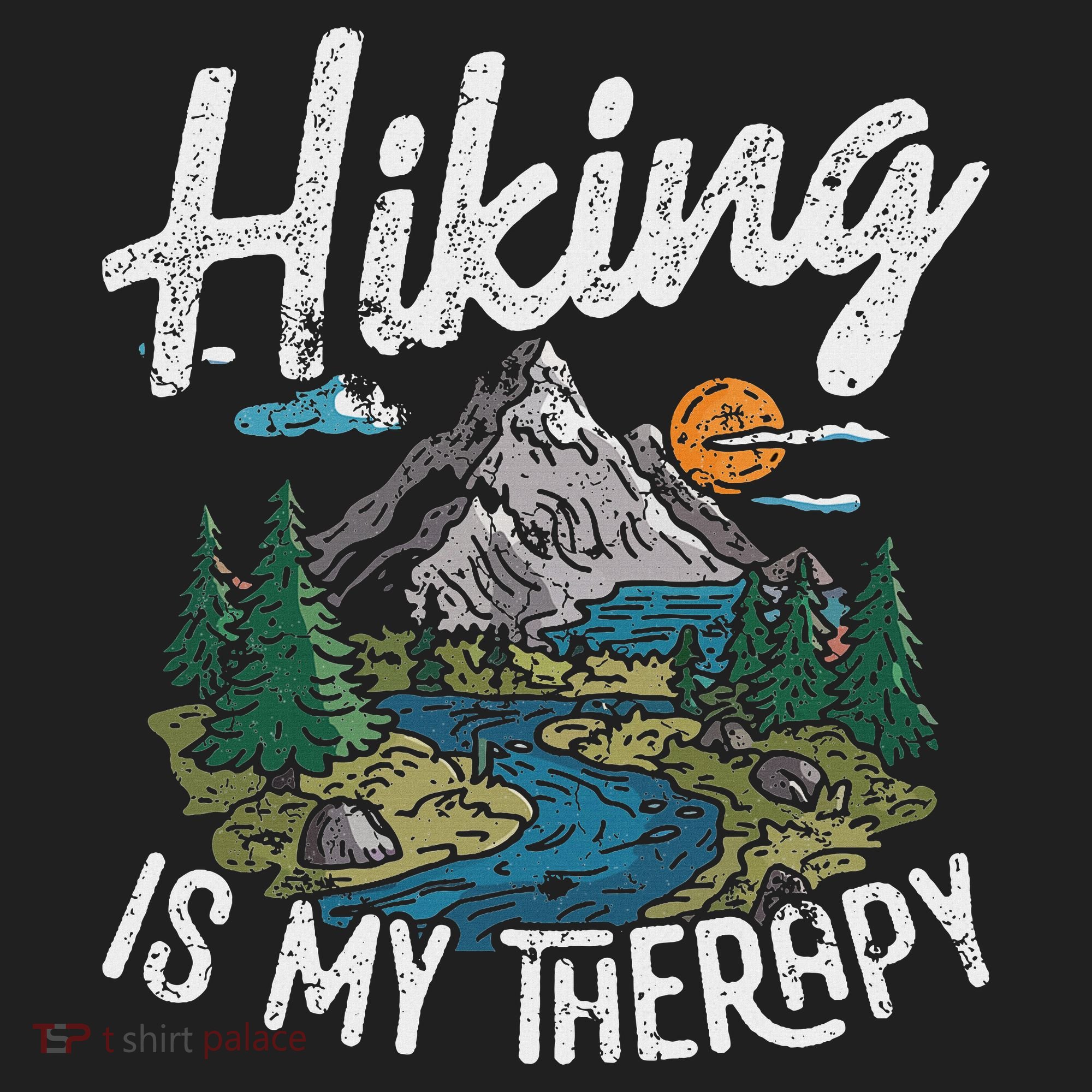 Funny Hiking Is My Therapy Outdoor Travel Mountains For Her Beanie