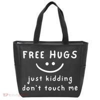 Free Hugs Just Kidding DonT Touch Me Tote Bag thumb 0