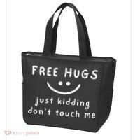 Free Hugs Just Kidding DonT Touch Me Tote Bag thumb 3