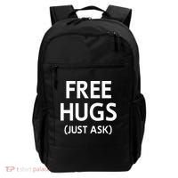 Free Hugs Just Ask Joke Backpack thumb 0