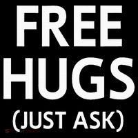 Free Hugs Just Ask Joke Women's Hoodie thumb 2