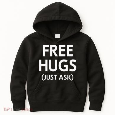 Free Hugs Just Ask Joke Kids Hoodie