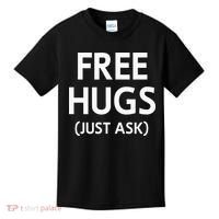 Free Hugs Just Ask Joke Kids T-Shirt thumb 0