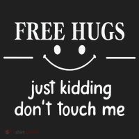 Free Hugs Just Kidding Dont Touch Me Beanie thumb 2