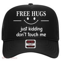 Free Hugs Just Kidding Dont Touch Me Hat thumb 0