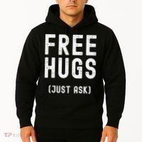 Free Hugs Just Ask Hoodie thumb 2