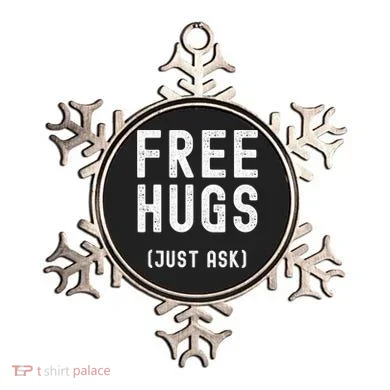 Free Hugs Just Ask Ornament