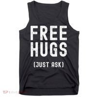 Free Hugs Just Ask Tank Top thumb 0