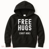 Free Hugs Just Ask Kids Hoodie thumb 0