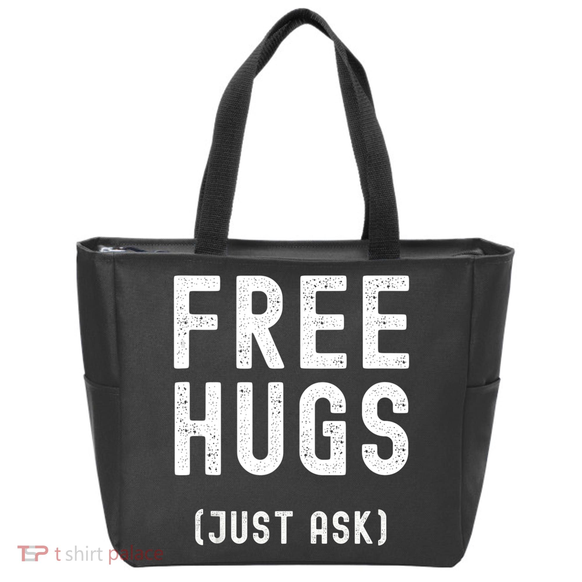 Free Hugs Just Ask Tote Bag