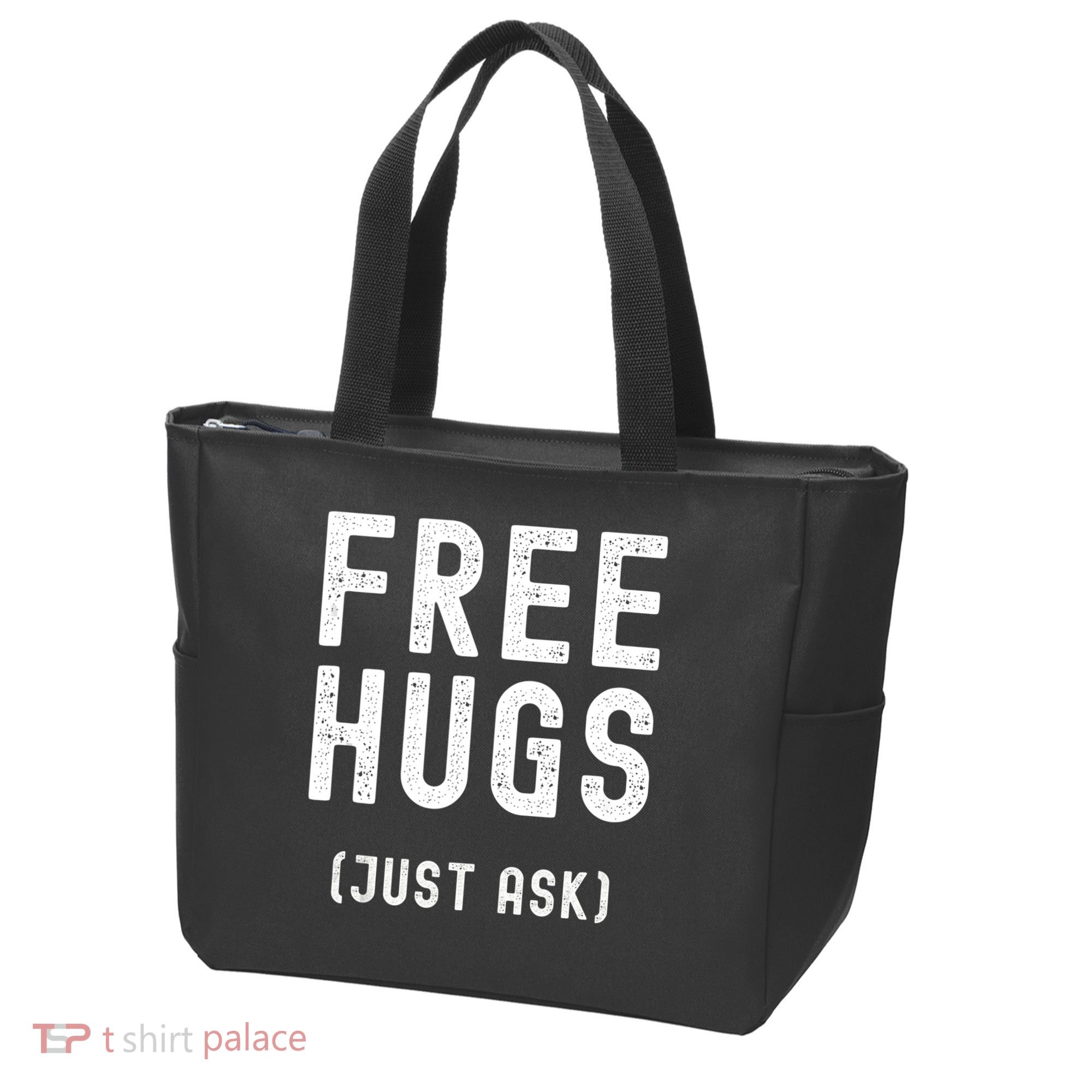 Free Hugs Just Ask Tote Bag