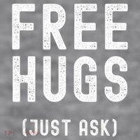 Free Hugs Just Ask Women's Racerback Cropped Tank thumb 2