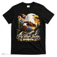 Fly High Jackie And Shadow Bald Eagle 2012-2026 RIP T-Shirt thumb 0