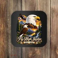 Fly High Jackie And Shadow Bald Eagle 2012-2026 RIP Coaster thumb 0