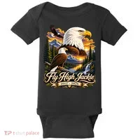 Fly High Jackie And Shadow Bald Eagle 2012-2026 RIP Baby Bodysuit thumb 0