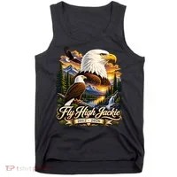 Fly High Jackie And Shadow Bald Eagle 2012-2026 RIP Tank Top thumb 0