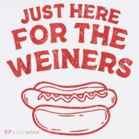 Funny Hotdog Just Here For The Wiener 4th Of July Women's Tank Top thumb 5