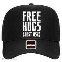 Free Hugs Just Ask Funny Sarcastic Hug Meaningful Gift Hat thumb 0