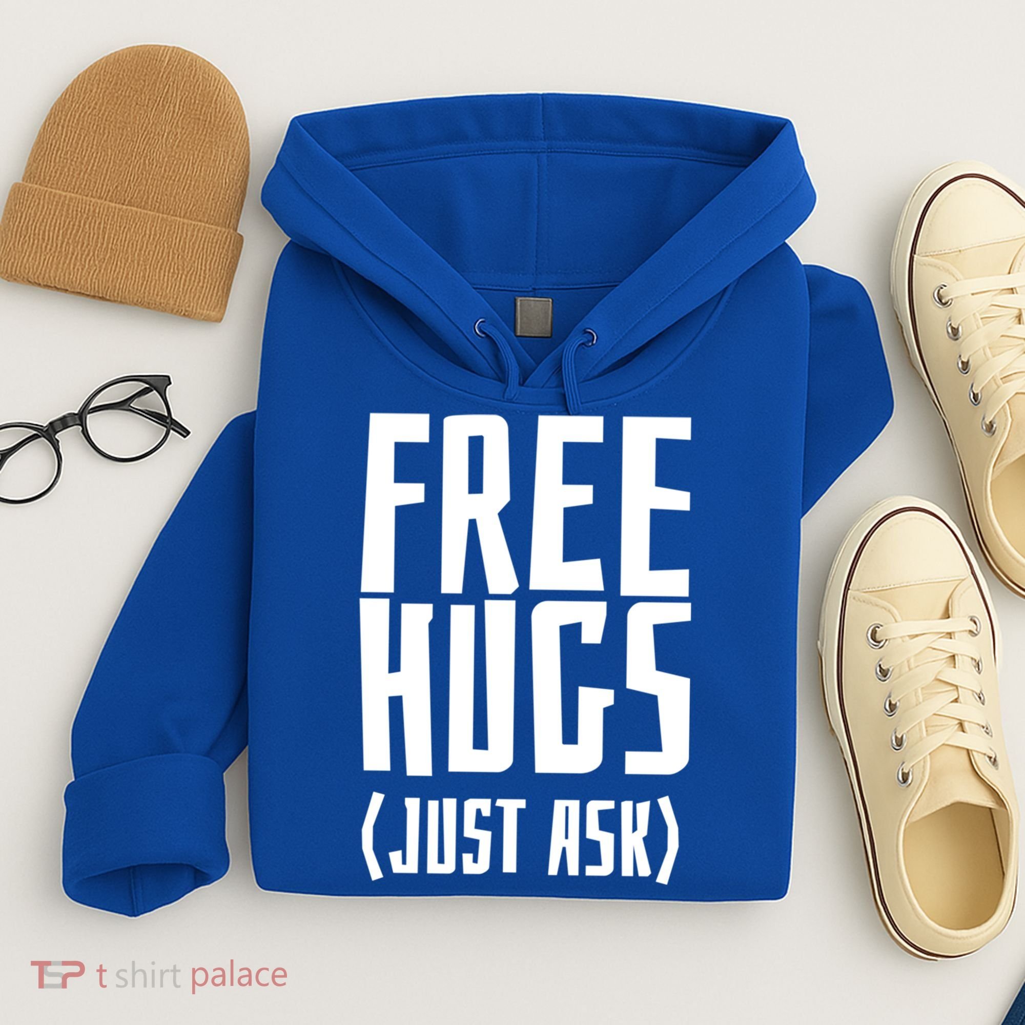 Free Hugs Just Ask Funny Sarcastic Hug Meaningful Gift Hoodie
