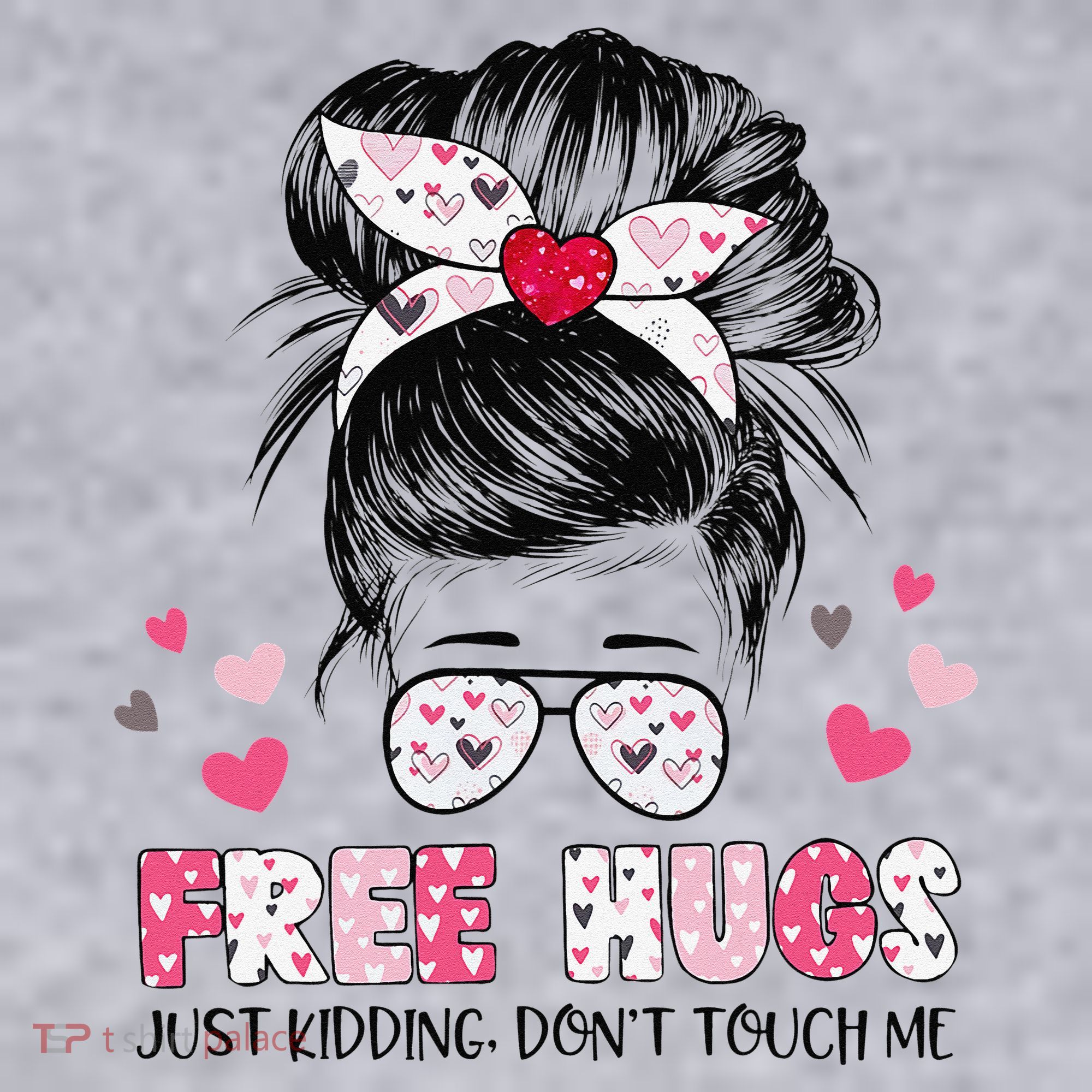 Free Hugs Just Kidding Don't Touch Me Women's Sweatshirt