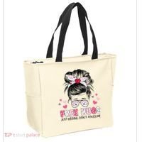 Free Hugs Just Kidding Don't Touch Me Tote Bag thumb 2