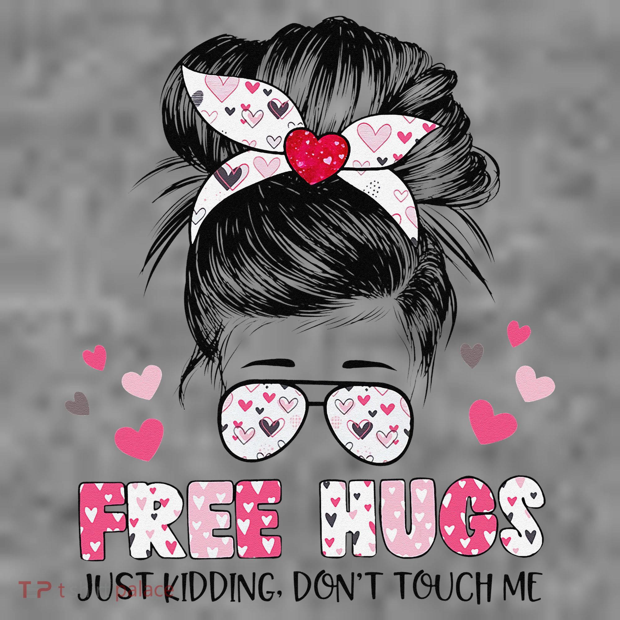 Free Hugs Just Kidding Don't Touch Me Toddler Hoodie