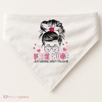 Free Hugs Just Kidding Don't Touch Me USA-Made Doggie Bandana thumb 0
