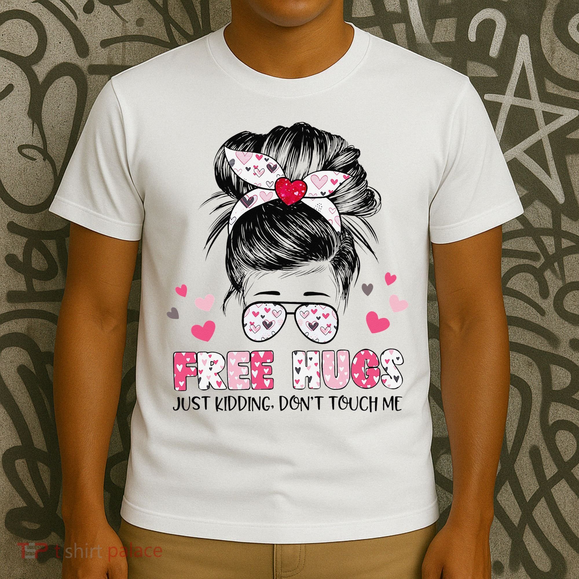 Free Hugs Just Kidding Don't Touch Me T-Shirt