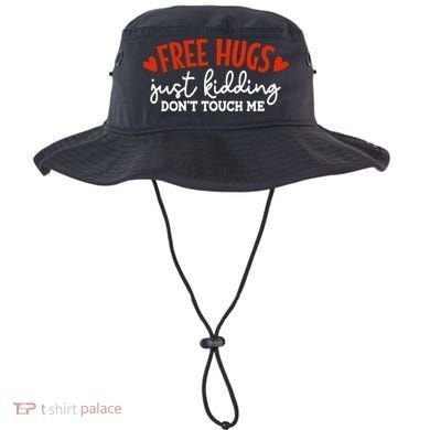 Free Hugs Just Kidding Don't Touch Me Bucket Hat