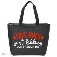 Free Hugs Just Kidding Don't Touch Me Tote Bag thumb 0
