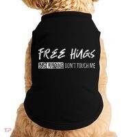 Free Hugs Just Ding Don't Touch Me Doggie Tank thumb 0