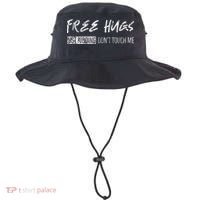 Free Hugs Just Ding Don't Touch Me Bucket Hat thumb 0