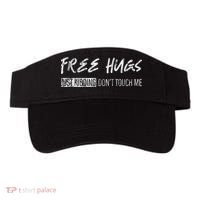 Free Hugs Just Ding Don't Touch Me Visor thumb 0