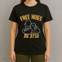 Free Hug Jiu Jitsu Choke Funny Bjj Sports Martial Arts T-Shirt thumb 4