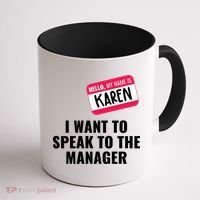 Funny Halloween Karen Costume Coffee Mug thumb 1