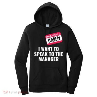 Funny Halloween Karen Costume Women's Hoodie