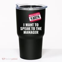 Funny Halloween Karen Costume Tumbler thumb 0